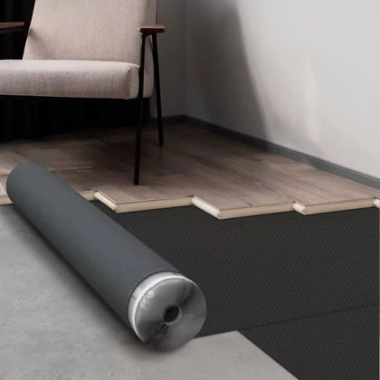 картинка Подложка для замковых покрытий A-STEP: PRO LVT PROTECT 1.0мм EVA 15m*1m от магазина Juteks.by