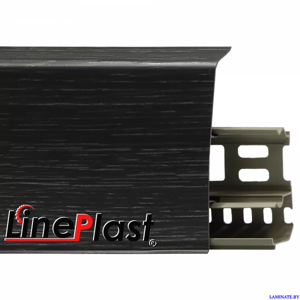 Плинтус LinePlast 85 Венге тёмный LS028