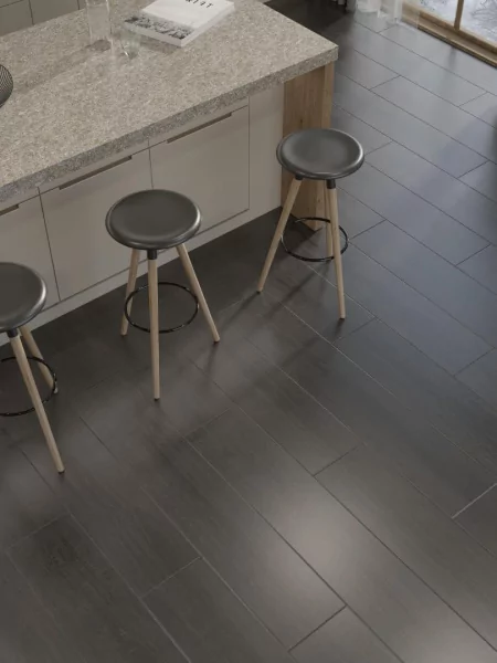 Фото Ламинат EGGER Pro Large Aqua+ 4V EPL186 Дуб Шерман антрацит